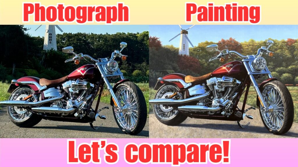 写真と絵を比べよう【英語版】